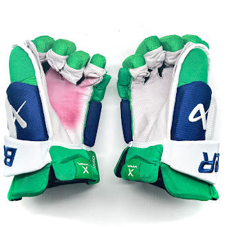 Bauer Vapor Hyperlite - Gant NHL Pro Stock d'occasion - Dylan Coghlan (Bleu/Vert/Blanc)